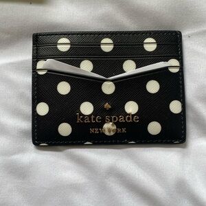 Awesome Kate Spade polka dot card holder. Brand new with box